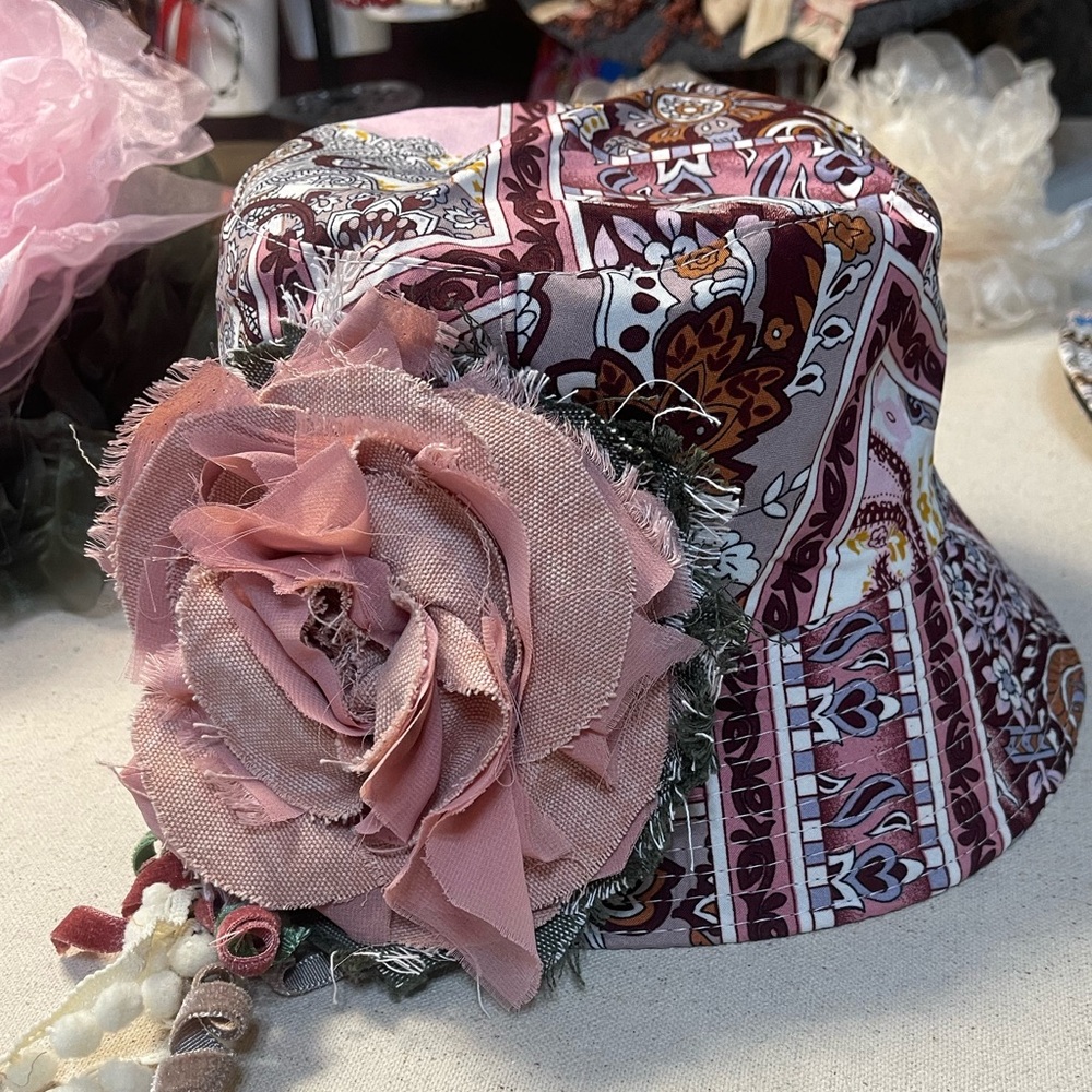 Floral Patchwork Bucket Hat